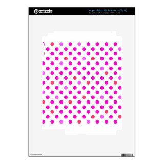 Small Pink Polka Dot iPad 3 Decals