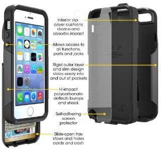 OtterBox [Commuter Series] Apple iPhone 5 & iPhone 5S Wallet Case   Retail Packaging Protective Case for iPhone   Black Cell Phones & Accessories