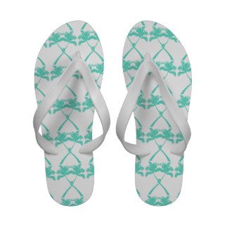 Knotted Palm Trees Tropical Beach Wedding Sandals