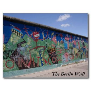 The Berlin Wall Postcard