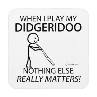 Didgeridoo Nothing Else Matters Drink Coasters