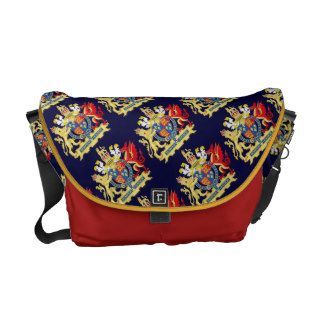 Elizabeth I (Queen of England) Coat of Arms Courier Bags