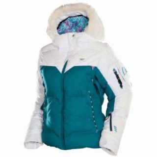 Rossignol Sky Polydown Ski Jacket White Womens Sz S Clothing
