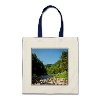 Nehalem River Oregon Canvas Bags