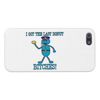 Cop Has Last Donut iPhone 5 Cover