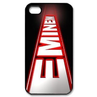 Custom Eminem Cover Case for iPhone 4 WX1940 Cell Phones & Accessories