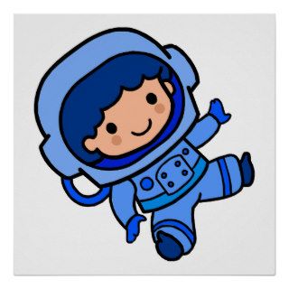 Astronaut Boy Print