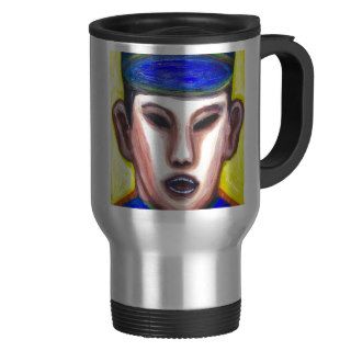 Angry Chinese Police Officer (portrait painting) Mug