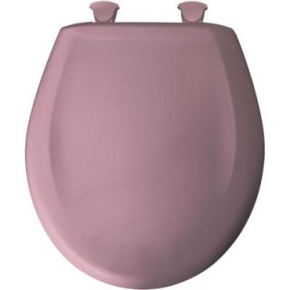 BEMIS Round Closed Front Toilet Seat in Dusty Rose 200SLOWT 303
