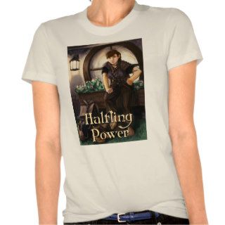 Halfling Power Woman's Organic T Shirt