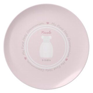 My First Holy Communion Dress Dinner Plates