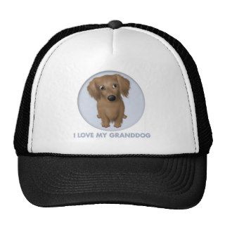 Dachshund (Long Hair) Granddog Trucker Hats