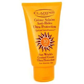 Clarins Sun Wrinkle Control Cream High Protection for Face UVB/UVA 30 for Unisex, 2.7 Ounce  Sunscreens  Beauty