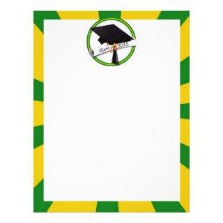 ZOOM   Grad Cap Class of 2013   Green & Gold Flyer