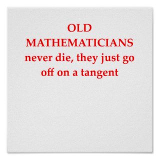 funny math joke poster