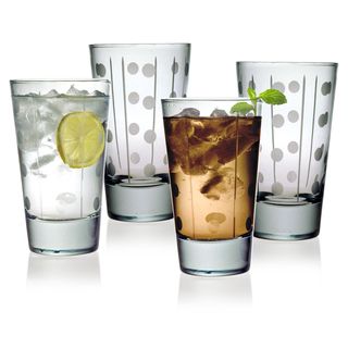 Domino Collection Hiball Glasses (Set of 4) Tumblers