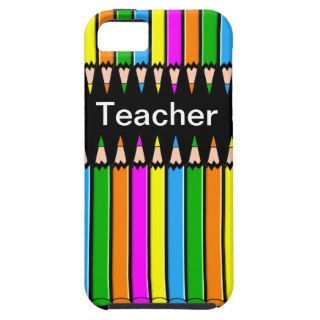 Teacher iPhone 5 Case "Colored Pencils" Design