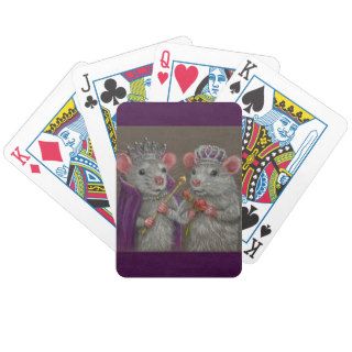 Royal Rats King and Queen Playing Cards