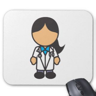 Female Medical Doctor Profession Mouse Pads