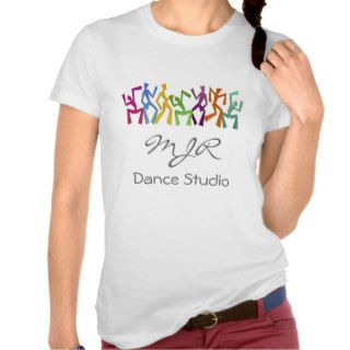 Monogram, Dance Studio, Zany Dancers Motif Shirts