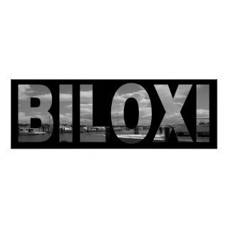 Biloxi,MS Photographic Souvenir Print
