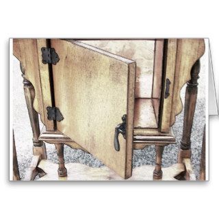 Antique Cigar Table Greeting Card
