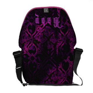 Gothic Neon Purple Baby Girl Custom Diaper Bag Messenger Bags
