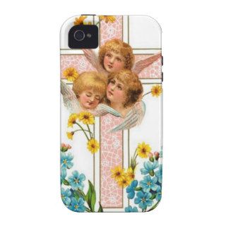 Lovely Vintage Angels Vibe iPhone 4 Cases