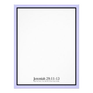Read the Bible Jeremiah 2911 13 Letterhead Design