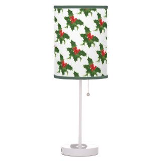 Holly Berries Design Table Lamp Shade