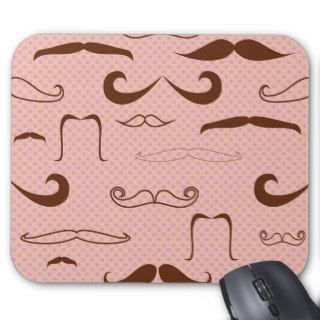 Cute mustaches mousepads