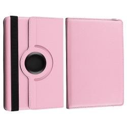 Pink Swivel Case/ Car Charger/ USB Cable for  Kindle Fire BasAcc Tablet PC Accessories