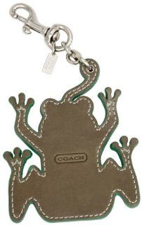 Coach Leather Frog Charm Keychain 92493SVMC Watches