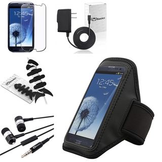 BasAcc Armband/ Charger/ Headset for Samsung Galaxy S III/ S3 BasAcc Cases & Holders