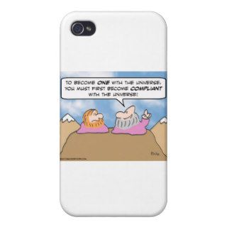 You must become compliant with the Universe iPhone 4 Case