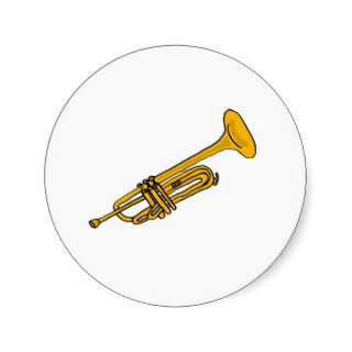 XX  Fun Trumpet Cartoon Stickers