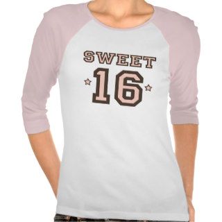 Sweet Sixteen16 Raglan T shirt