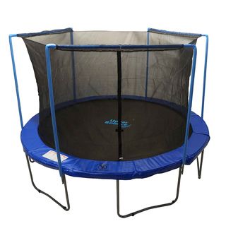 15 foot Round Trampoline Enclosure Safety Net for 3 Arches with Sleeves on Top Upper Bounce Trampolines