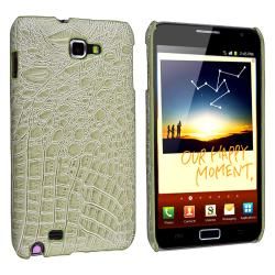 Pale Olive Crocodile Rear Case for Samsung Galaxy Note N7000/ i717 BasAcc Cases & Holders