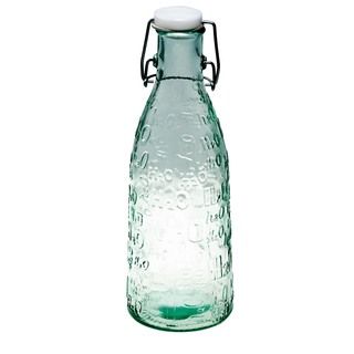 Recycled Glass H20 Bottle Set of 4 Beverage Serving Sets