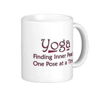 Cute Yoga Saying Coffee Mugs