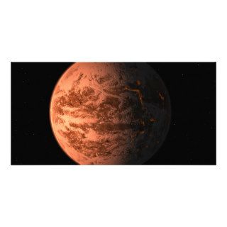 Super Earth Gliese 876 D Terrestrial Planet Personalized Photo Card