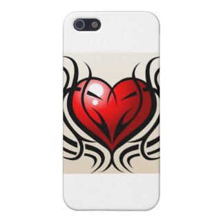 Wild Heart Tattoo style Cover For iPhone 5