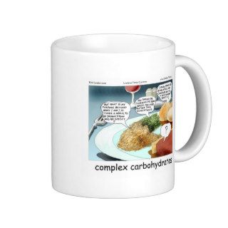 Way Too Complex Carbohydrates Funny Gifts & Tees Coffee Mugs