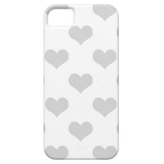 80s flannel gray hearts emo girly grunge pattern iPhone 5 case