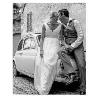 Fiat 500 Wedding theme gifts Display Plaques