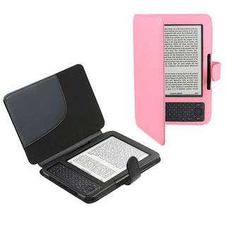Leather Case for  Kindle 3 Eforcity e Book Reader Accessories