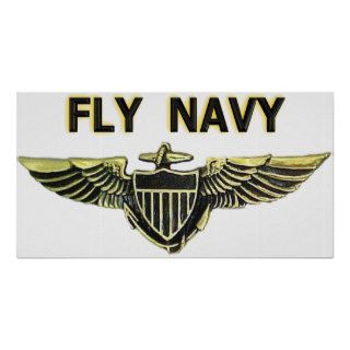 Fly Navy Aviator Posters