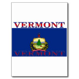 Vermont State Flag Postcard