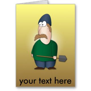 Cool funny Farmer cartoon Greeting Cards